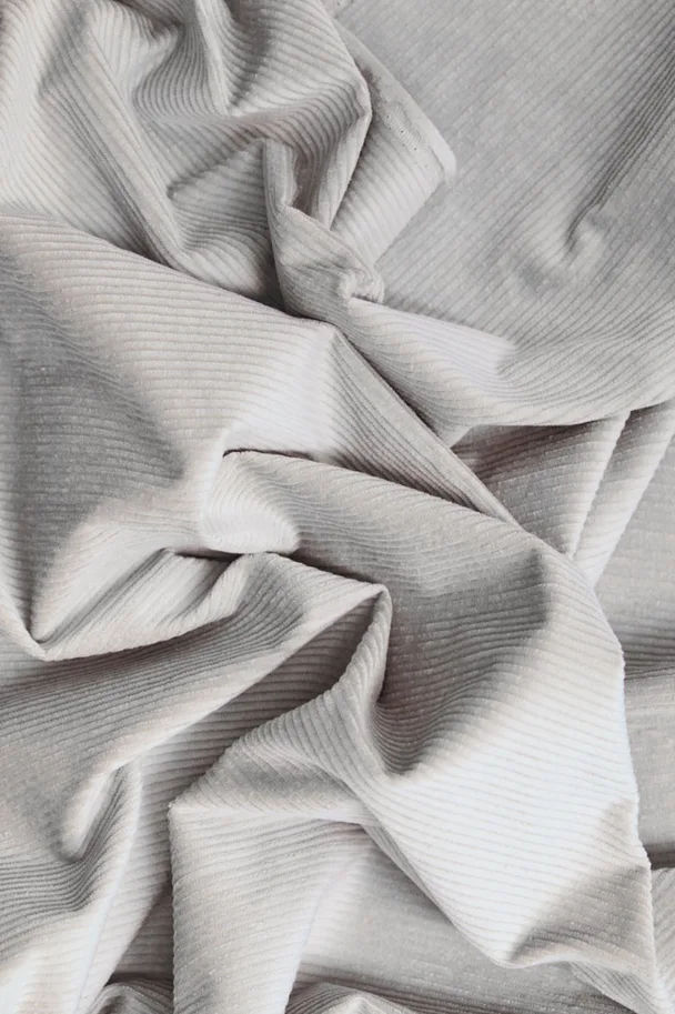 Organic Cord Kora - Foggy Grey