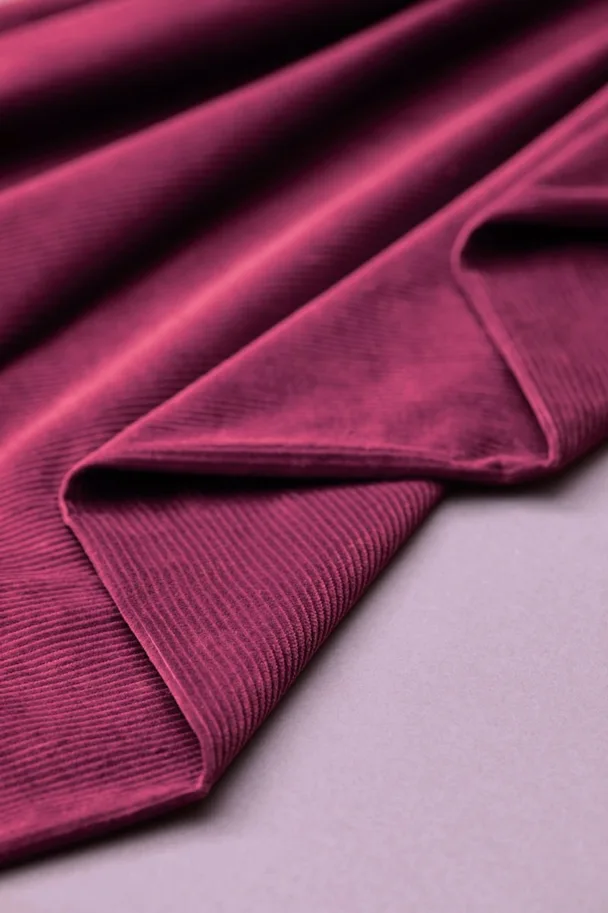 Organic Cord Kora - Fuchsia Pink