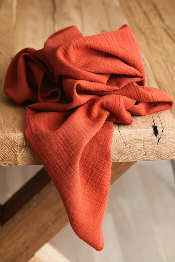Organic Double Gauze - Uni Pumpkin