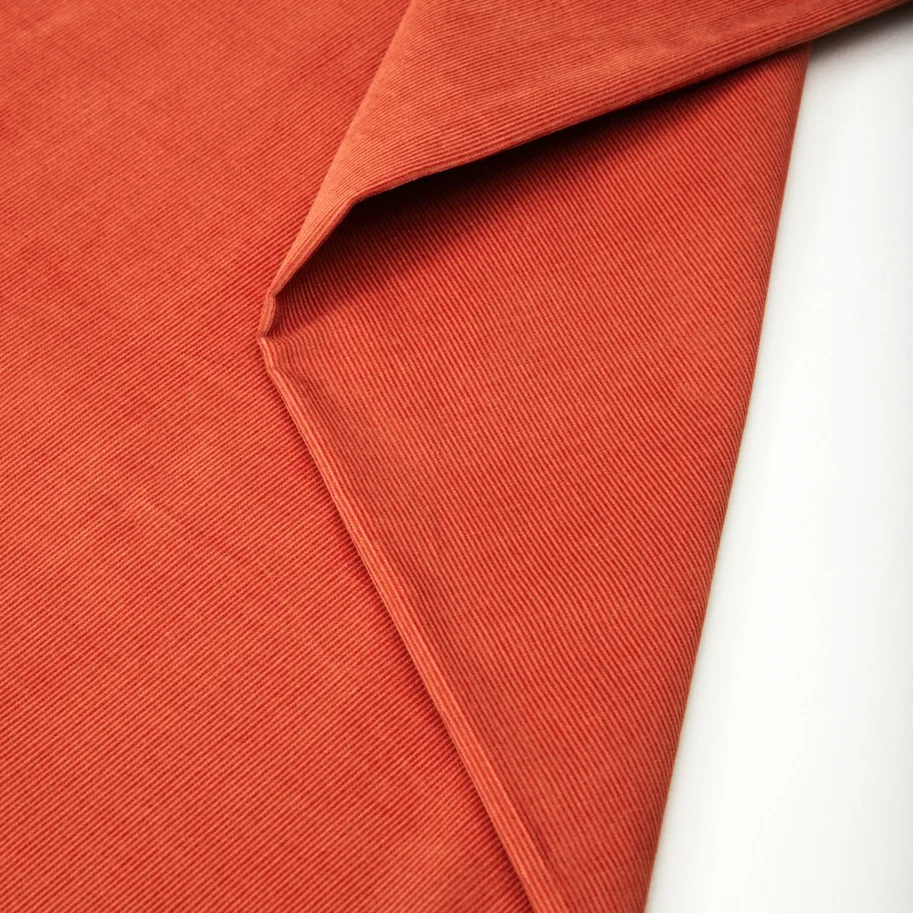 Organic Naya Needlecord - Pumpkin