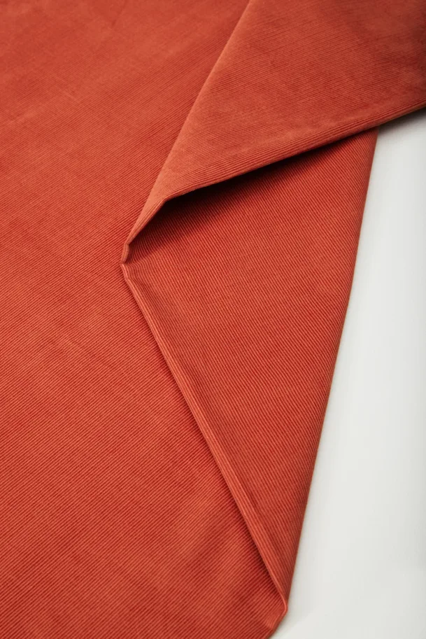 Organic Naya Needlecord - Pumpkin