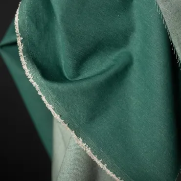 Organic Denim - 10oz Jade Green