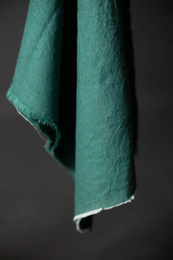 Organic Denim - 10oz Jade Green