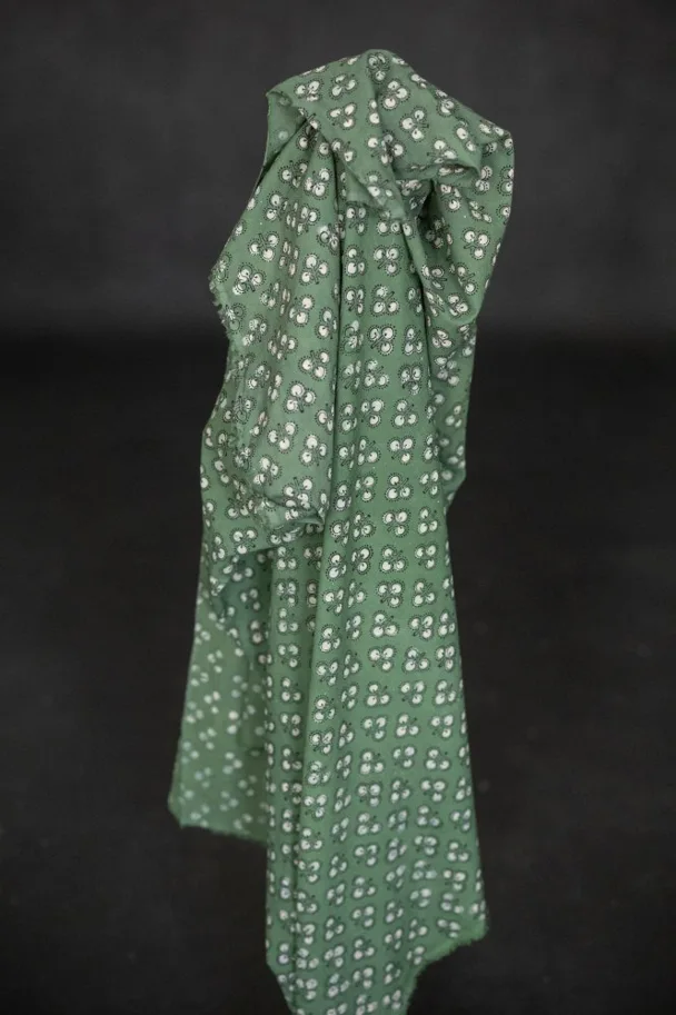 Organic Indian Blockprint - Mallydam Green Orchard