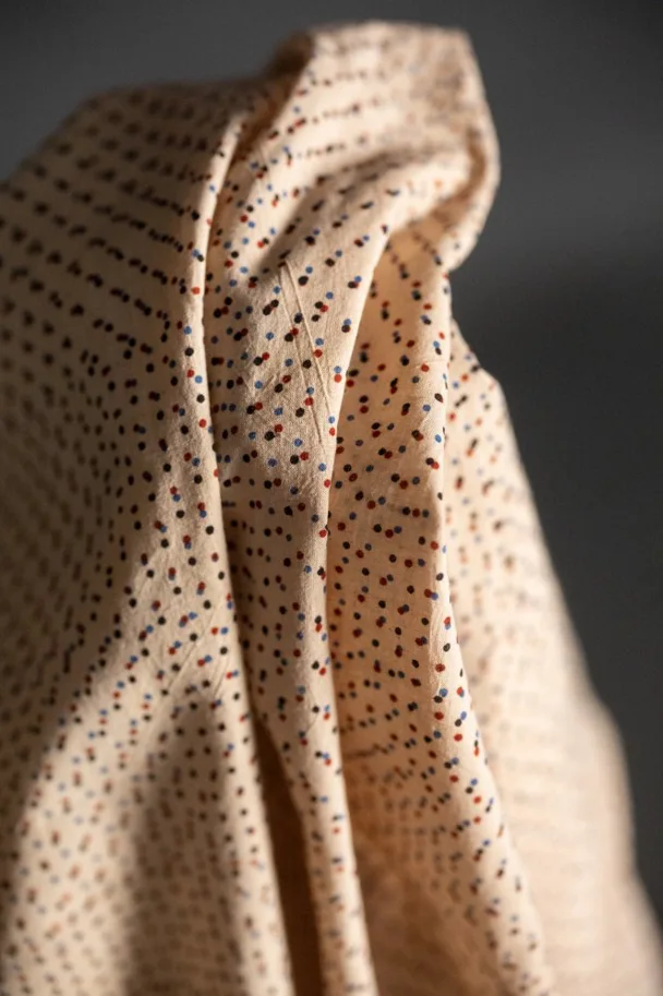 Organic Indian Blockprint - Paint Speckles