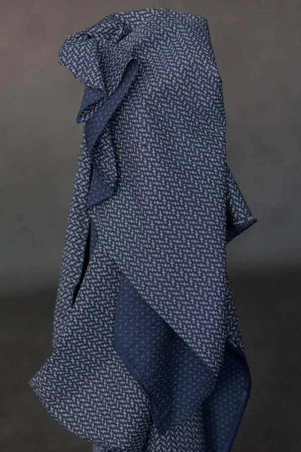 Organic Seersucker - Sukoshi Dark Blue
