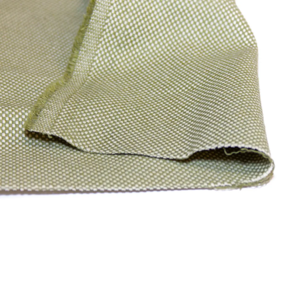 Organic Cotton Panama Deadstock - Olive