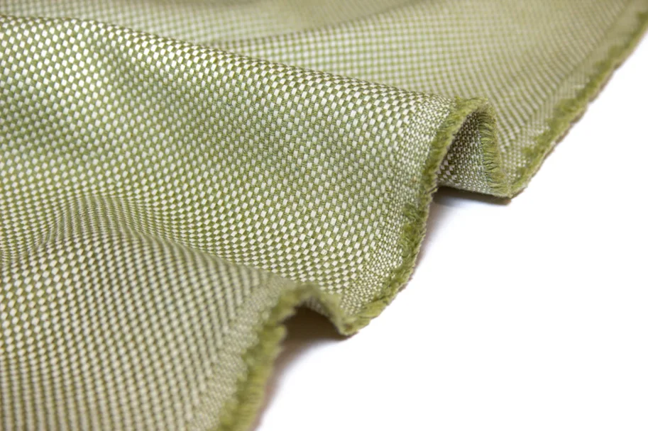 Organic Cotton Panama Deadstock - Olive