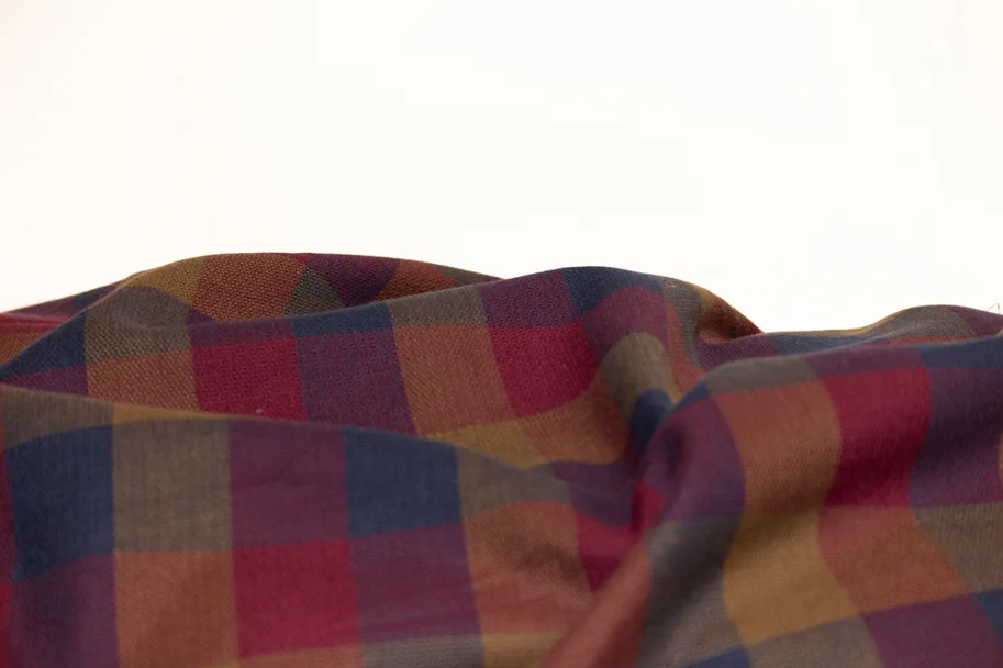 Bio Baumwolle - Grapes Check