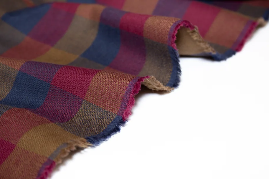 Bio Baumwolle - Grapes Check