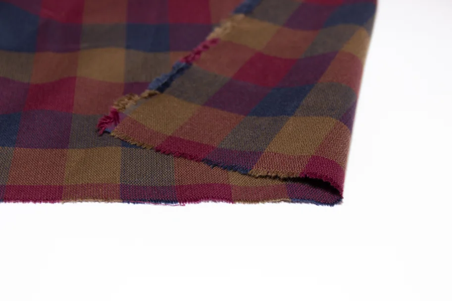 Bio Baumwolle - Grapes Check