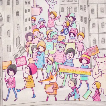 Organic Jersey - Wir sind mehr, wir sind bunt! Susalabim