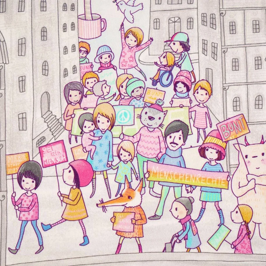 Organic Jersey - Wir sind mehr, wir sind bunt! Susalabim