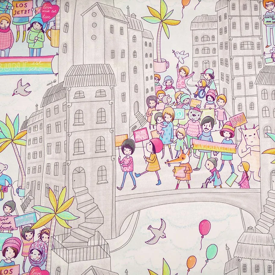 Organic Jersey - Wir sind mehr, wir sind bunt! Susalabim