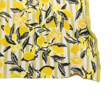 Deadstock Swim and Sports Jersey Fabric - Amalfi Lemons