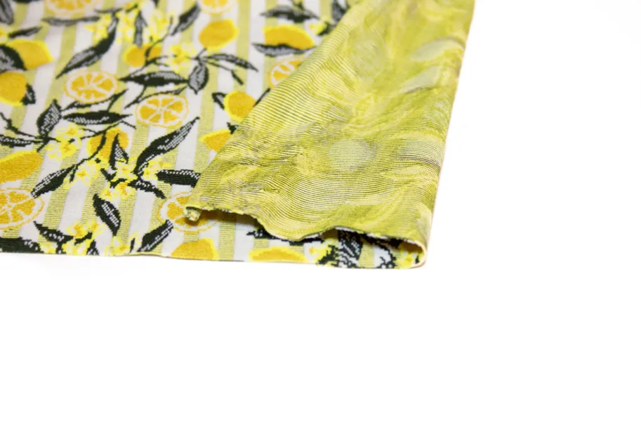 Deadstock Badestoff Sportjersey - Amalfi Lemons