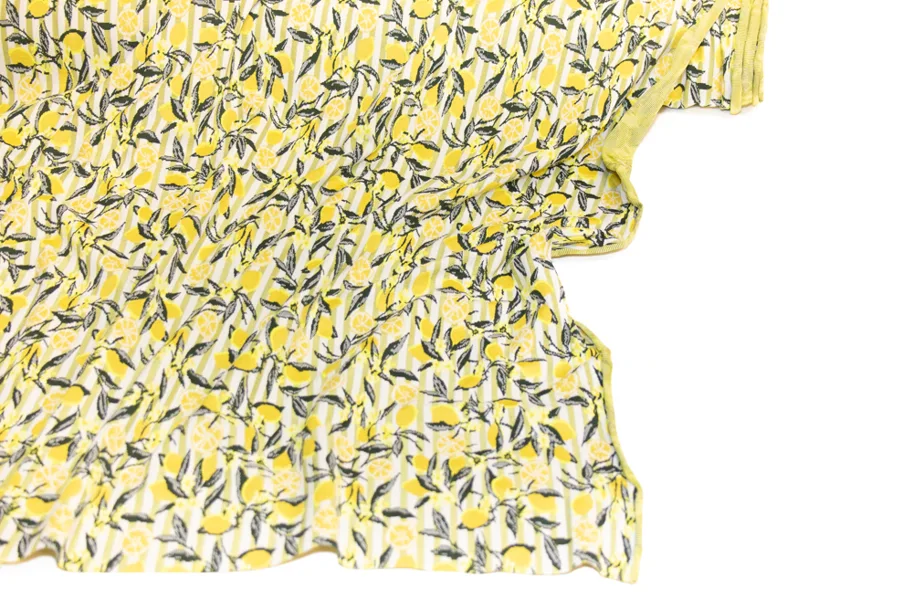 Deadstock Badestoff Sportjersey - Amalfi Lemons