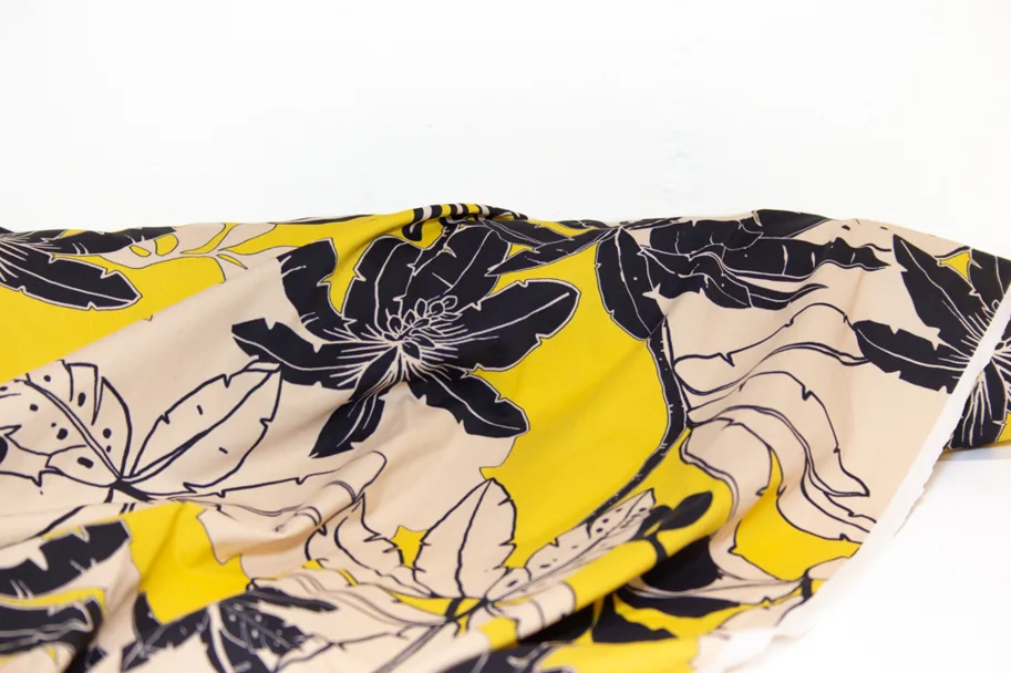 Deadstock Badestoff Sportjersey - Florida Palms