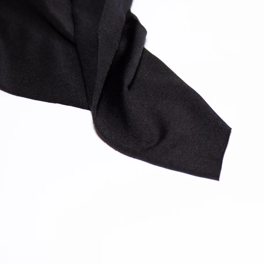 Deadstock Badestoff Sportjersey - Uni Black Light