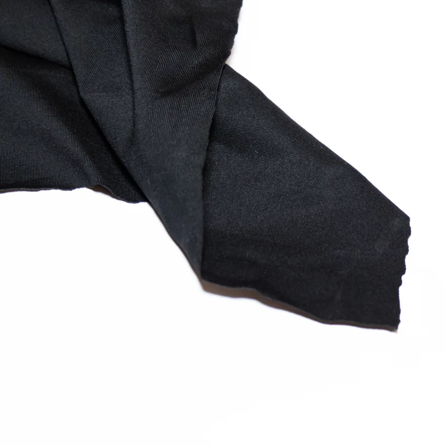 Deadstock Badestoff Sportjersey - Uni Black Midweight