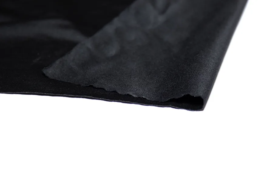 Deadstock Badestoff Sportjersey - Uni Black Midweight