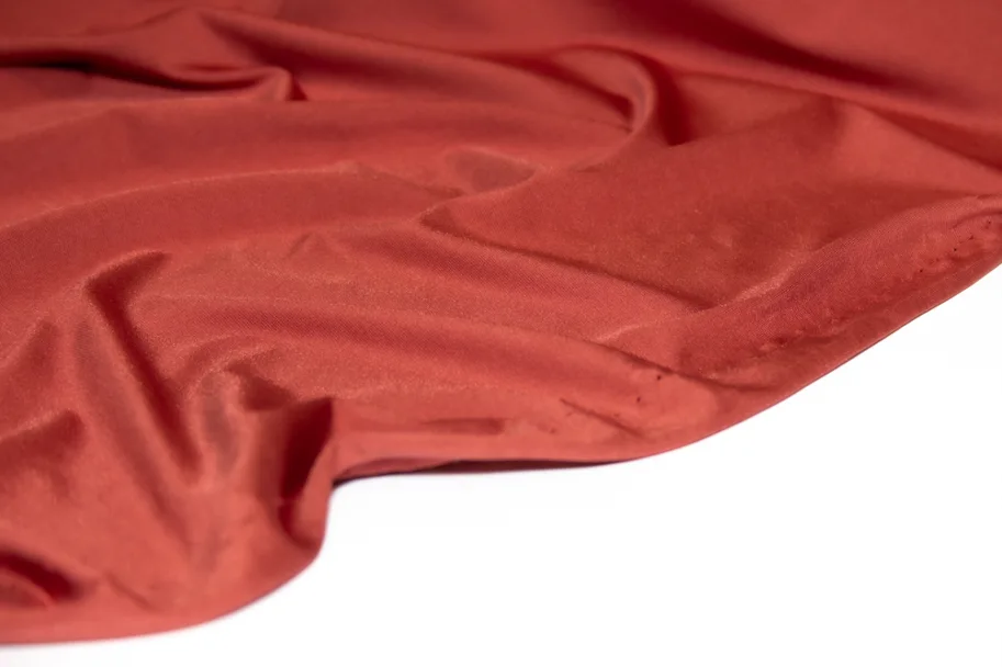Deadstock Swim and Sports Jersey Fabric - Uni Terracotta