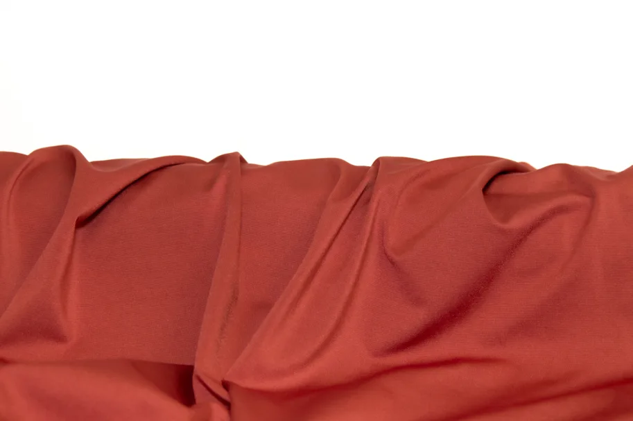 Deadstock Swim and Sports Jersey Fabric - Uni Terracotta