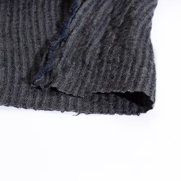 Linen Crinkle - Skyscraper Stripe