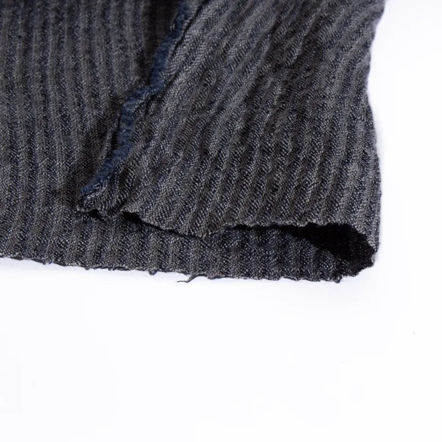 Leinen Crinkle - Skyscraper Stripe