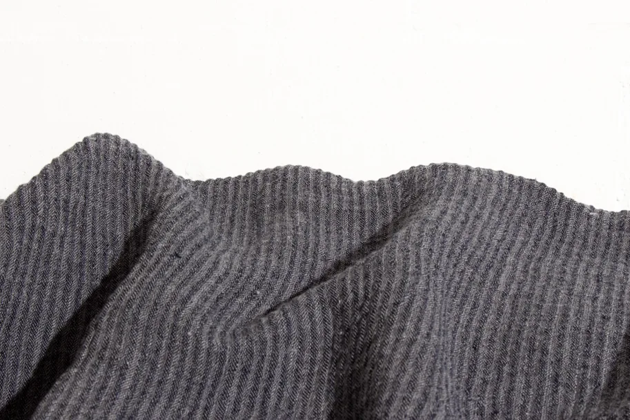 Leinen Crinkle - Skyscraper Stripe