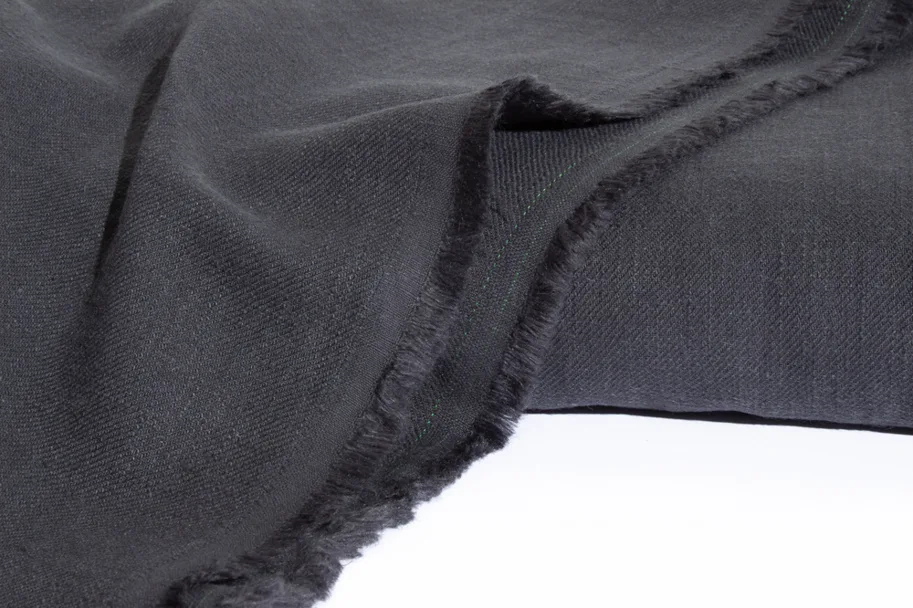 Ramie Twill Stonewashed - Anchor Grey