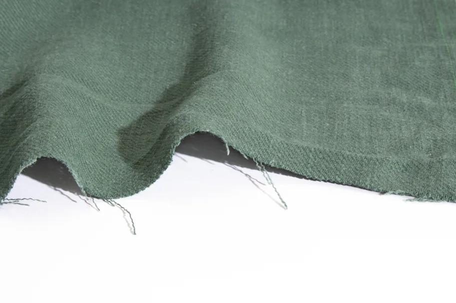 Ramie Twill Stonewashed - Parana Teal