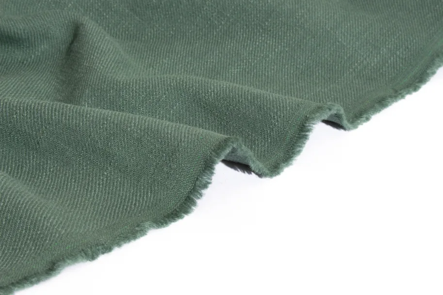 Ramie Twill Stonewashed - Parana Teal