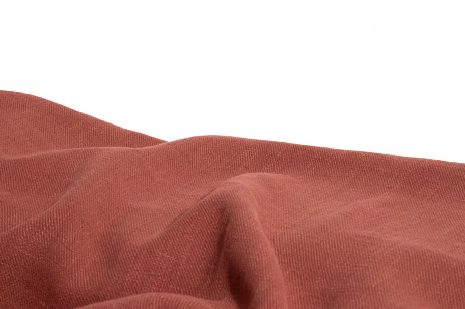 Ramie Twill Stonewashed - Redwood