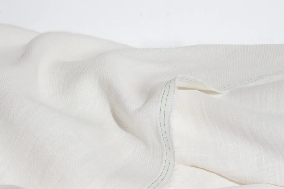 Ramie Twill Stonewashed - Off-White