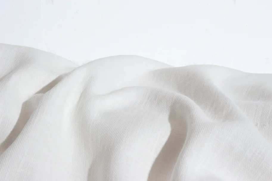 Ramie Twill Stonewashed - Off-White