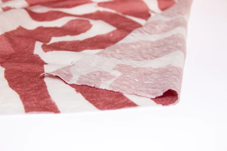 Linen Jersey Deadstock - Brush Strokes