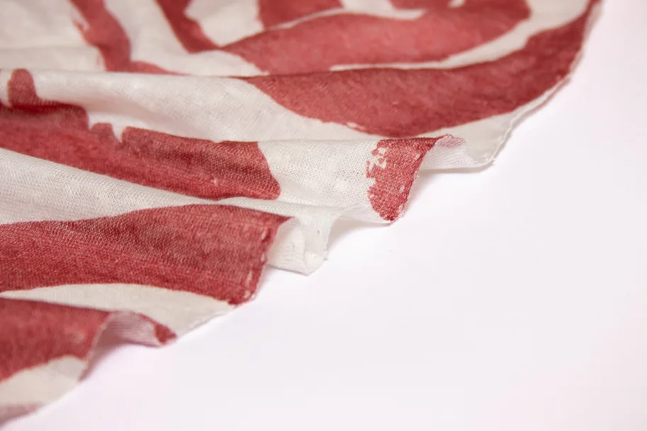 Linen Jersey Deadstock - Brush Strokes