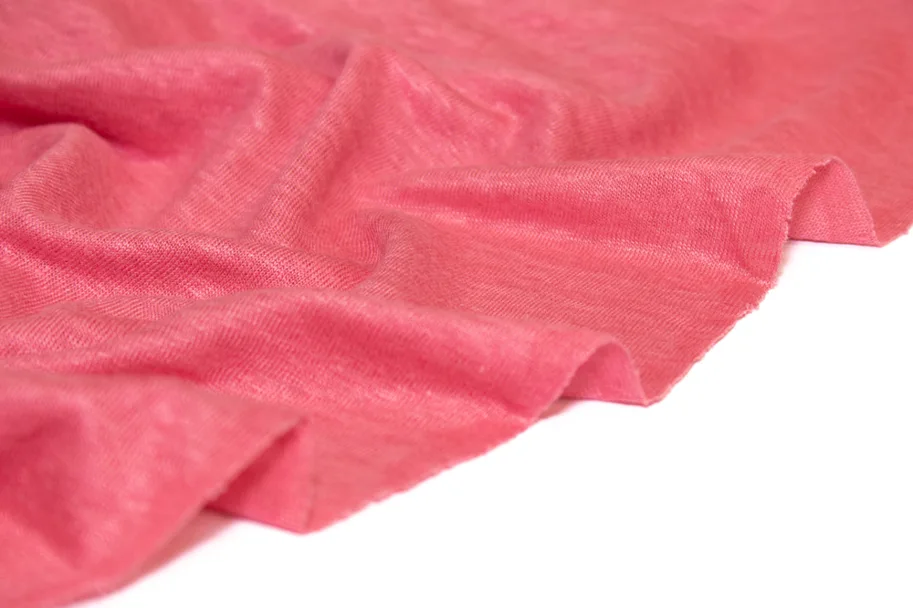 Leinen Jersey Deadstock - Candy Pink