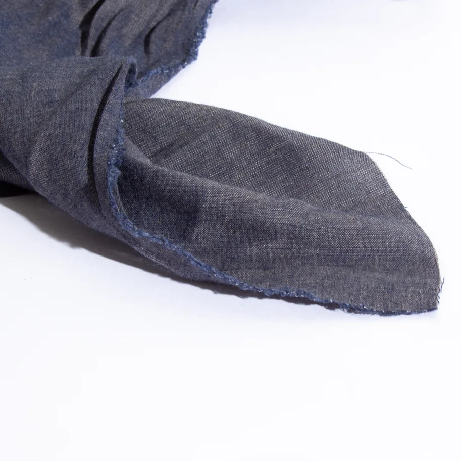 Linen-Silk - Golden Blue