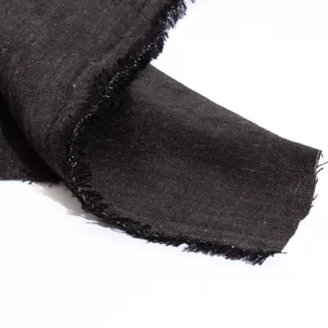 Leinen-Seide - Smoke Grey