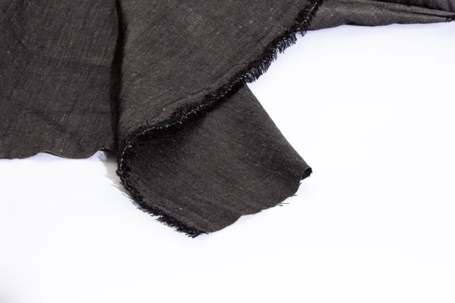 Linen-Silk - Smoke Grey