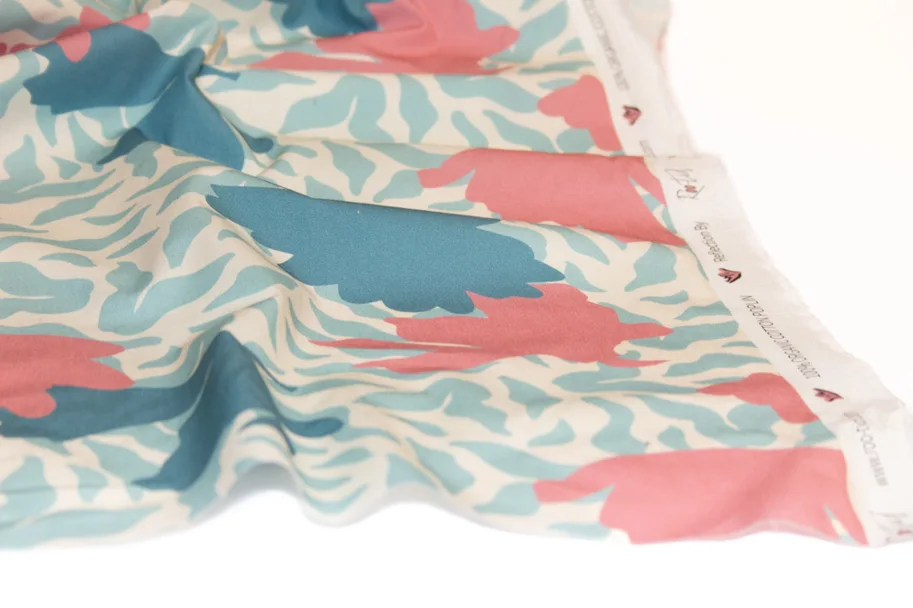 Organic Cotton Poplin - Daybreak Blooming Blue