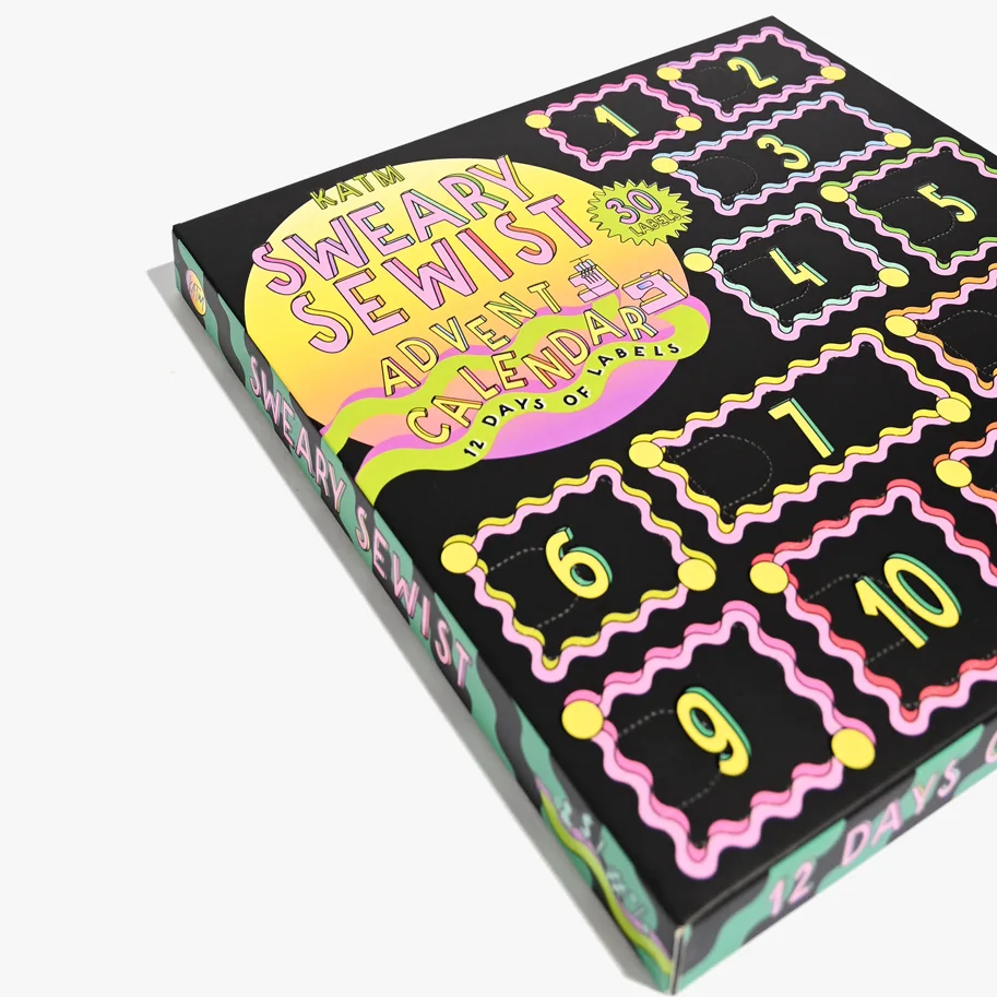 Advent Calendar 12 Days Sweary Sewist - Kylie and the Machine