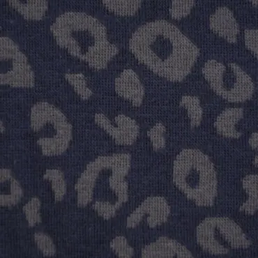 Bio Strick-Jacquard - Leo Blau