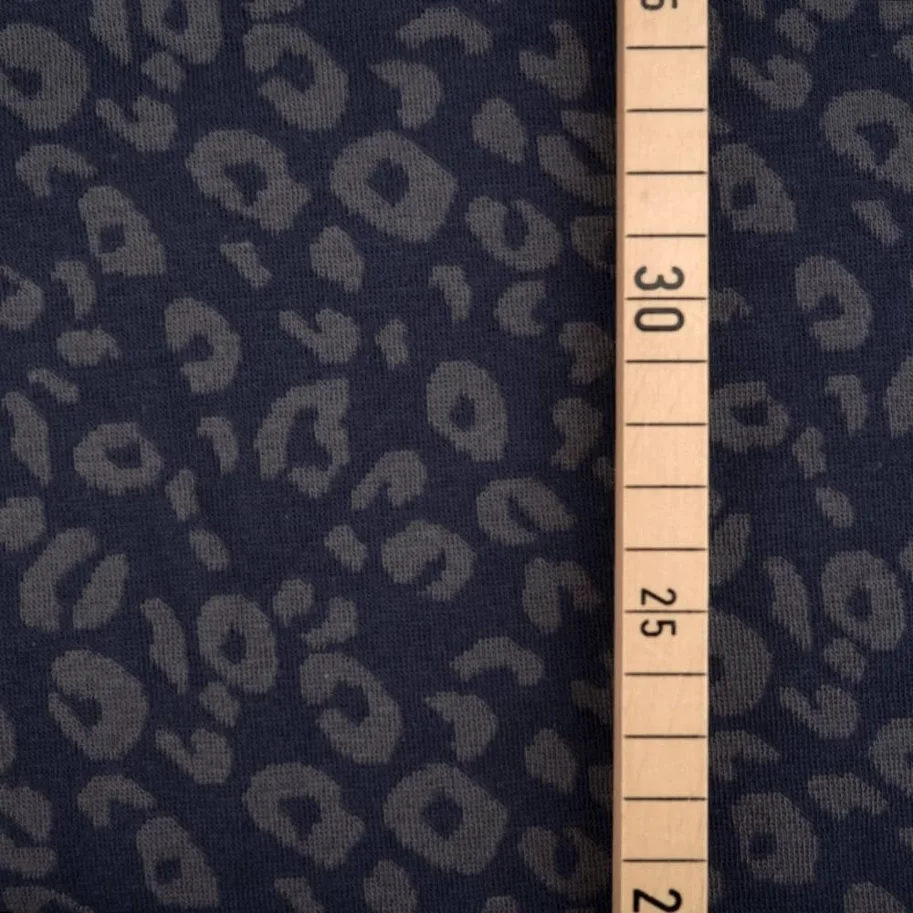 Bio Strick-Jacquard - Leo Blau