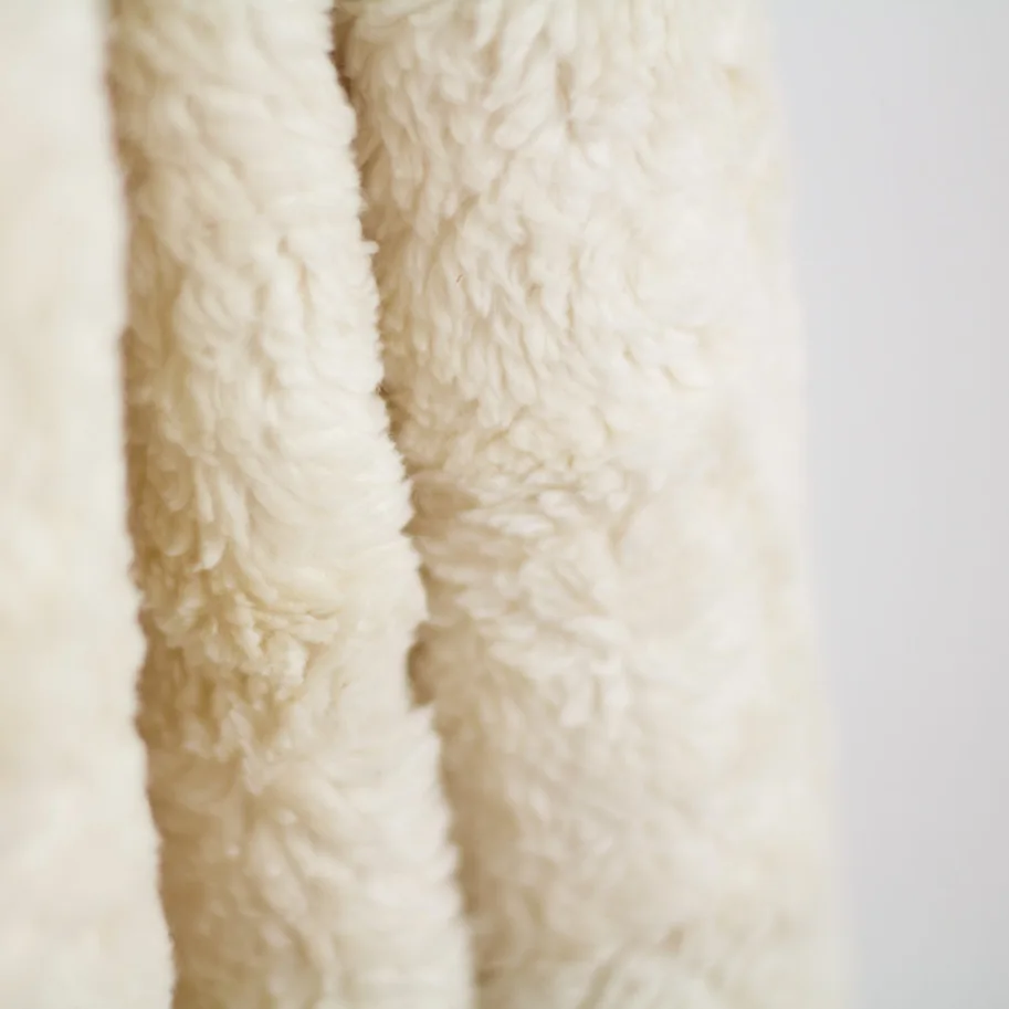 Bio Teddy Plüsch - Naturweiss Schäfchen