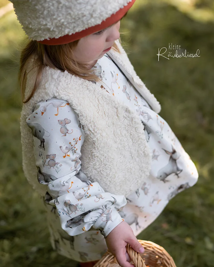 Bio Teddy Plüsch - Naturweiss Schäfchen