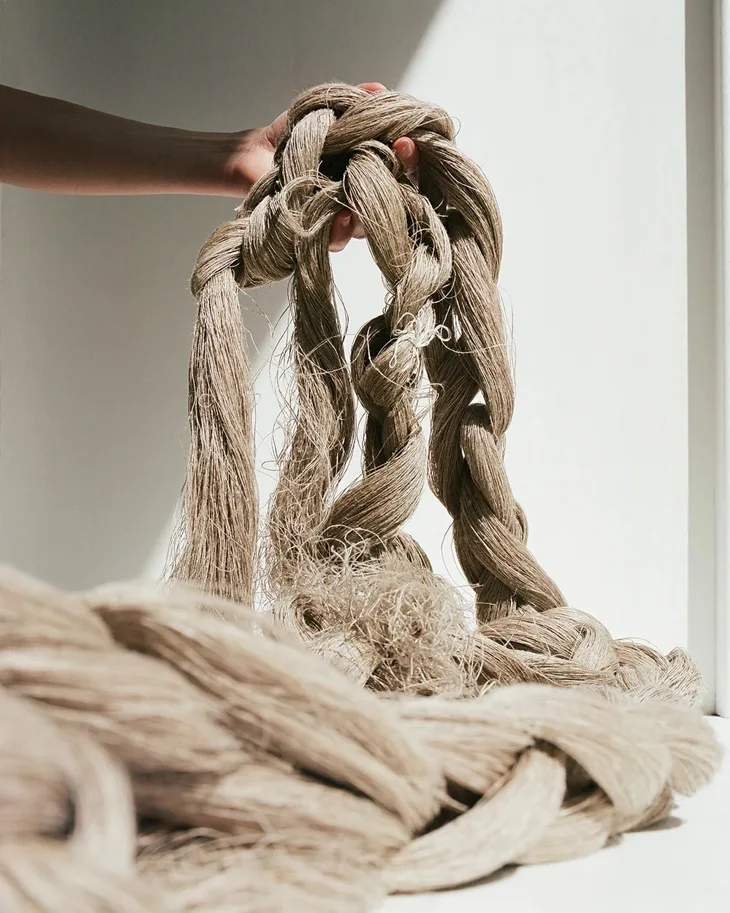 Neri Textil Swiss Linen - Koi Blau