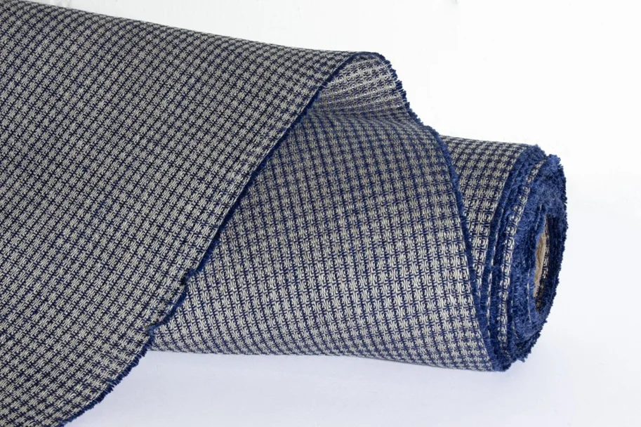Neri Textil Swiss Linen - Koi Blau